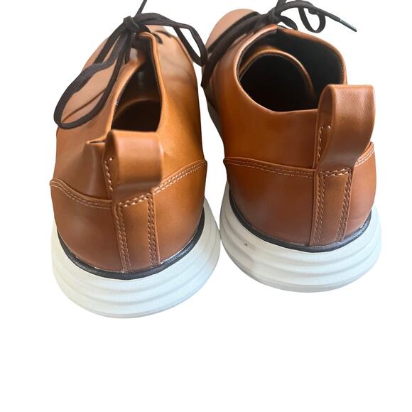 GOODFELLOW & CO Men's Luis Hybrid Oxford Shoes Cognac - Picture 4 of 6